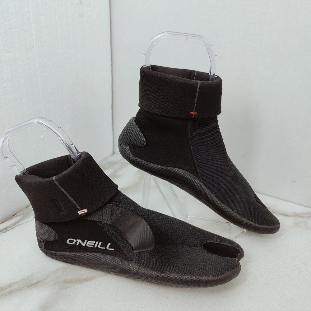 O'Neill Heat Ninja 3mm Split Toe Wetsuit Surf Boots, Sz 10